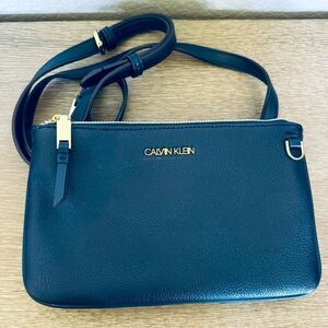 Calvin Klein Navy Blue Crossbody Purse Bag